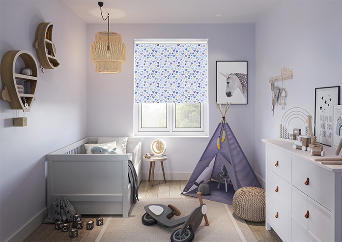 Sweetheart, Purple - Twist&Fit Roller Blind - Image 8